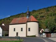 Außenansicht der Kirche St. Valentin, Engenthal