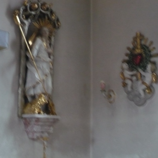 Detail im Innenraum der Pfarrkirche St. Wendelin, Feuerthal