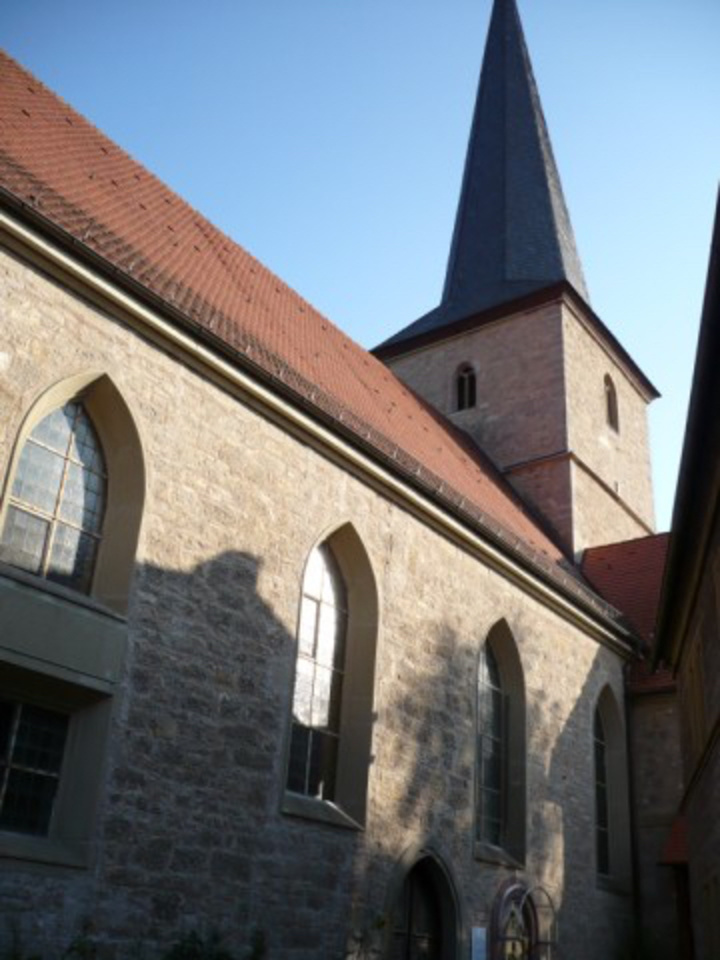 Außenansicht der Pfarrkirche St. Jakobus, Machtilshausen