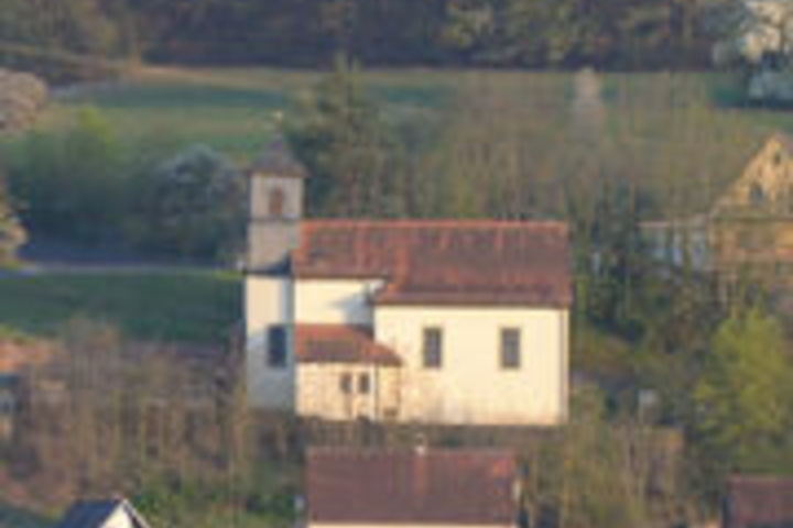 Außenansicht der Kirche St. Elisabeth, Trimberg