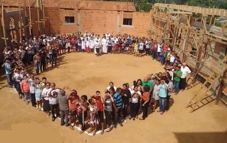 Brasilienreise 2019: Herz als Symbol für unsere Partnerschaft