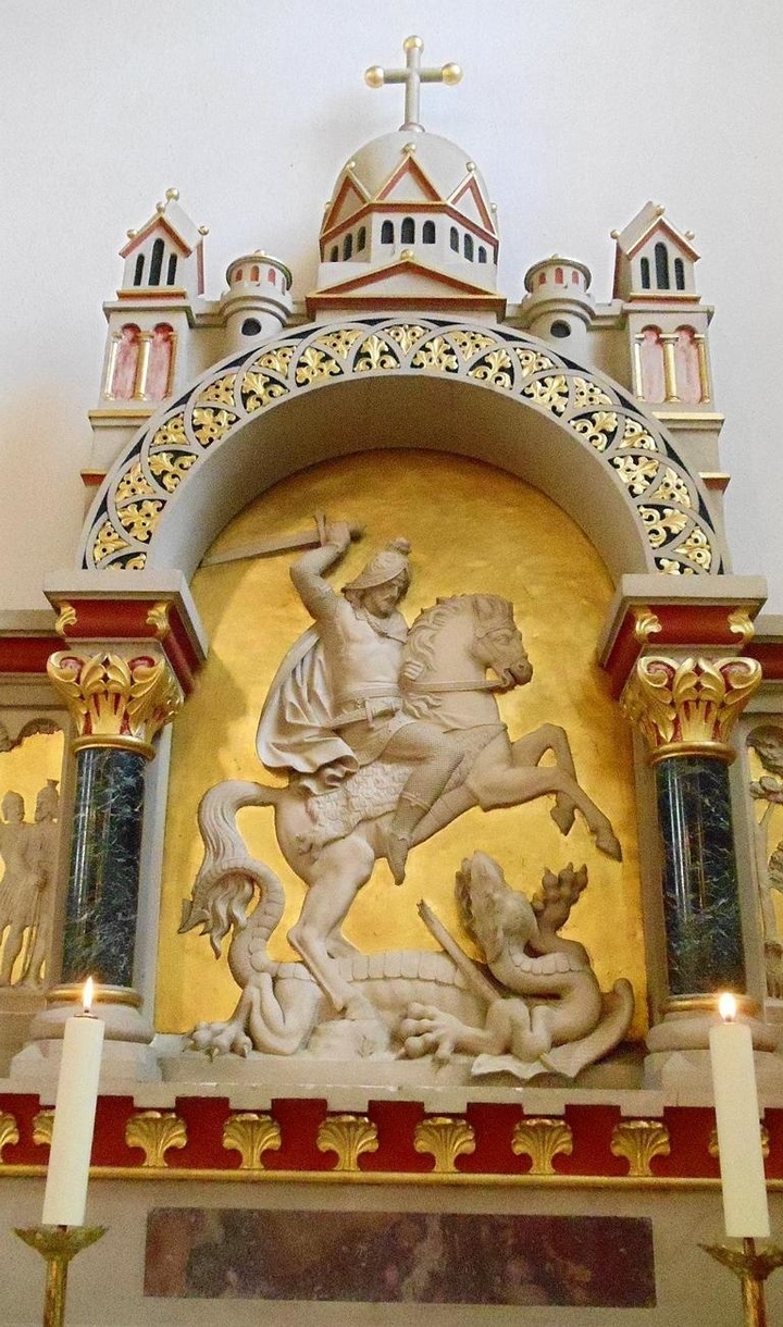 St. Georg in der Kirche Obereschenbach St. Georg in der Kirche Obereschenbach